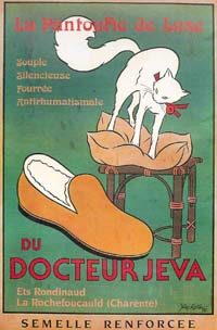 Ancienne affiche La Charentaise du Docteur Jeva